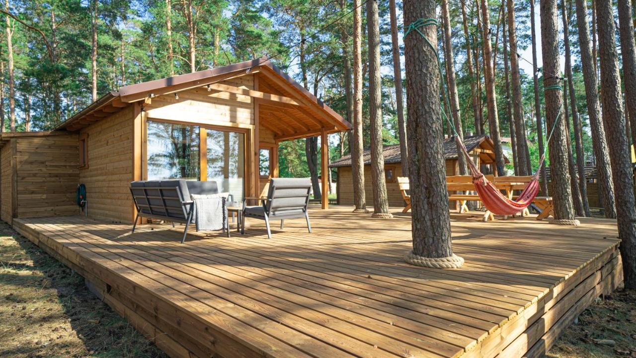 Sloneczny Domek Borsk Nr 2 I 15 - Nad Samym Jeziorem W Pierwszej Linii Extérieur photo