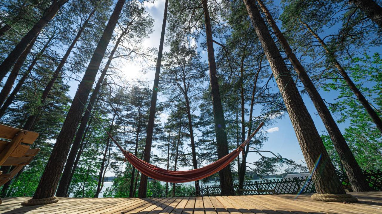 Sloneczny Domek Borsk Nr 2 I 15 - Nad Samym Jeziorem W Pierwszej Linii Extérieur photo
