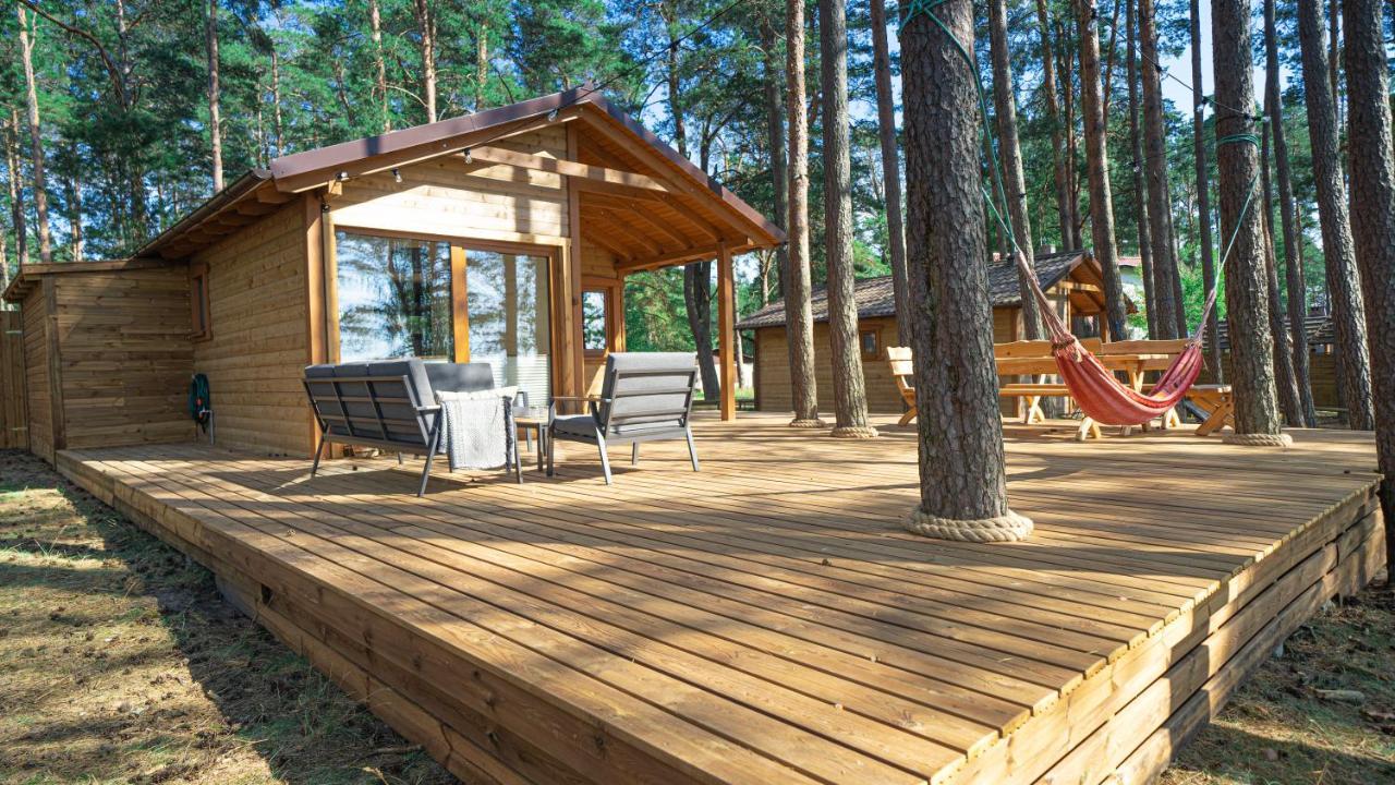 Sloneczny Domek Borsk Nr 2 I 15 - Nad Samym Jeziorem W Pierwszej Linii Extérieur photo